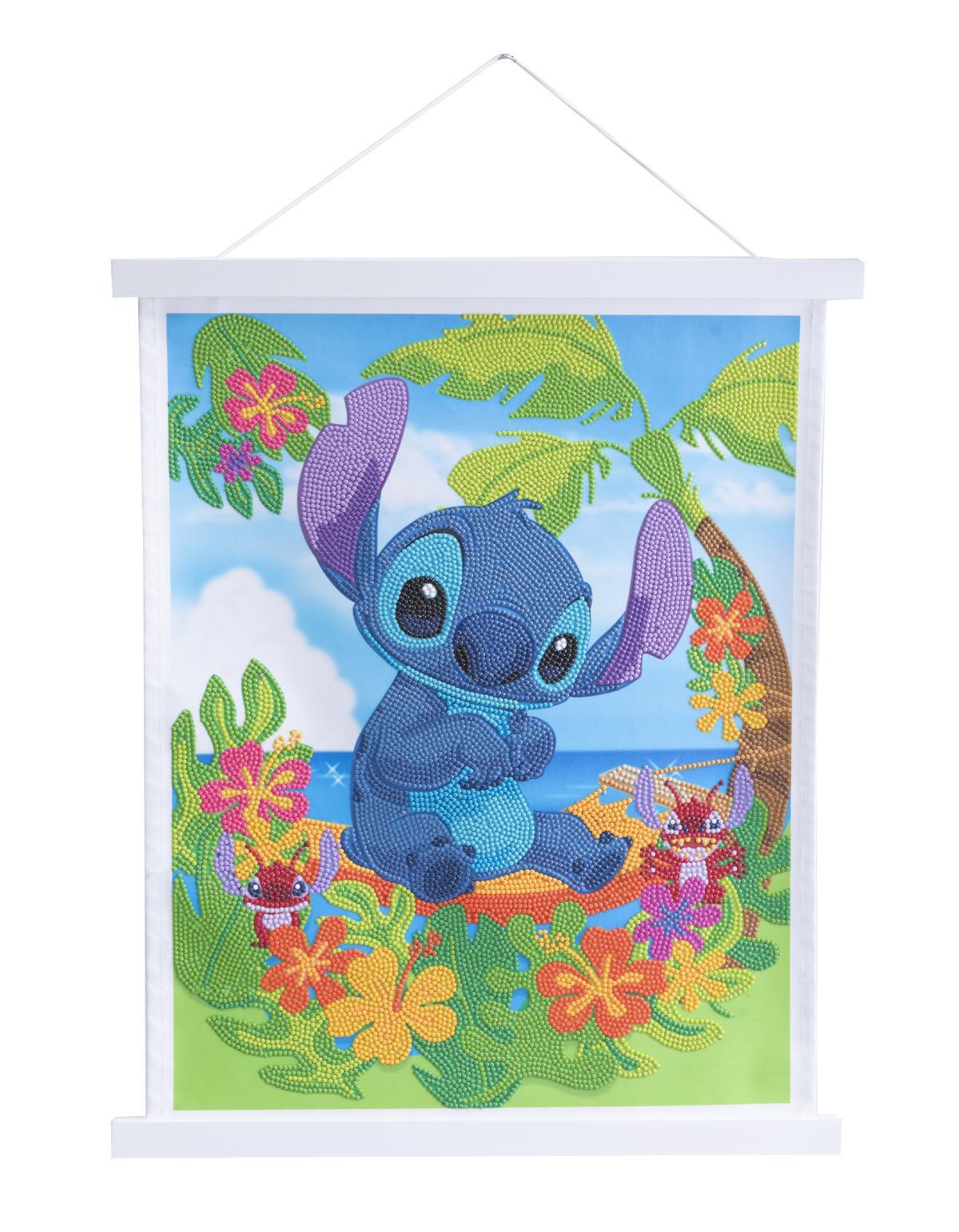 Disney Stitch 35x45cm Crystal Art Scroll