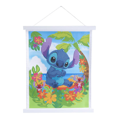 Disney Stitch 35x45cm Crystal Art Scroll