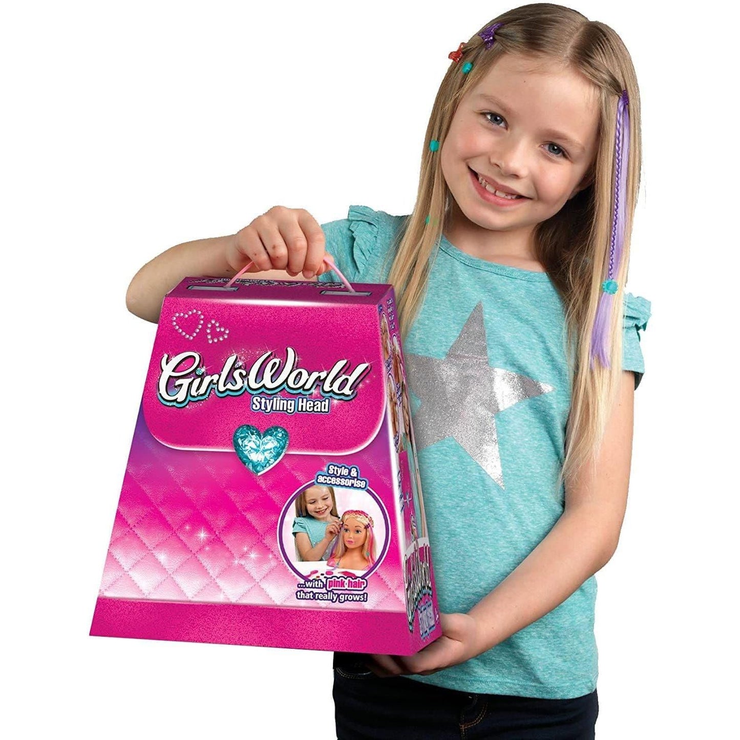 Kids Fashion Styling Head Doll Hair Dressing