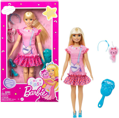 My First Barbie, Toddler Barbie, My First, Dreamhouse, official licensed barbie toy, barbie's iconic home, make your own, barbie doll, spencer doll, chelsey doll, barbie, skipper, barbie beach, barbie beach house, barbie beach house, barbie beach bungalow, barbie beach doll, barbie beach house with pool, barbie beach cruiser, mega bloks barbie beach house, barbie beach towel, barbie beach bungalow house, Barbie Doll for Preschoolers, My First Barbie “Malibu” Doll, 13.5 Inch doll, Blonde Hair Kids Toys a