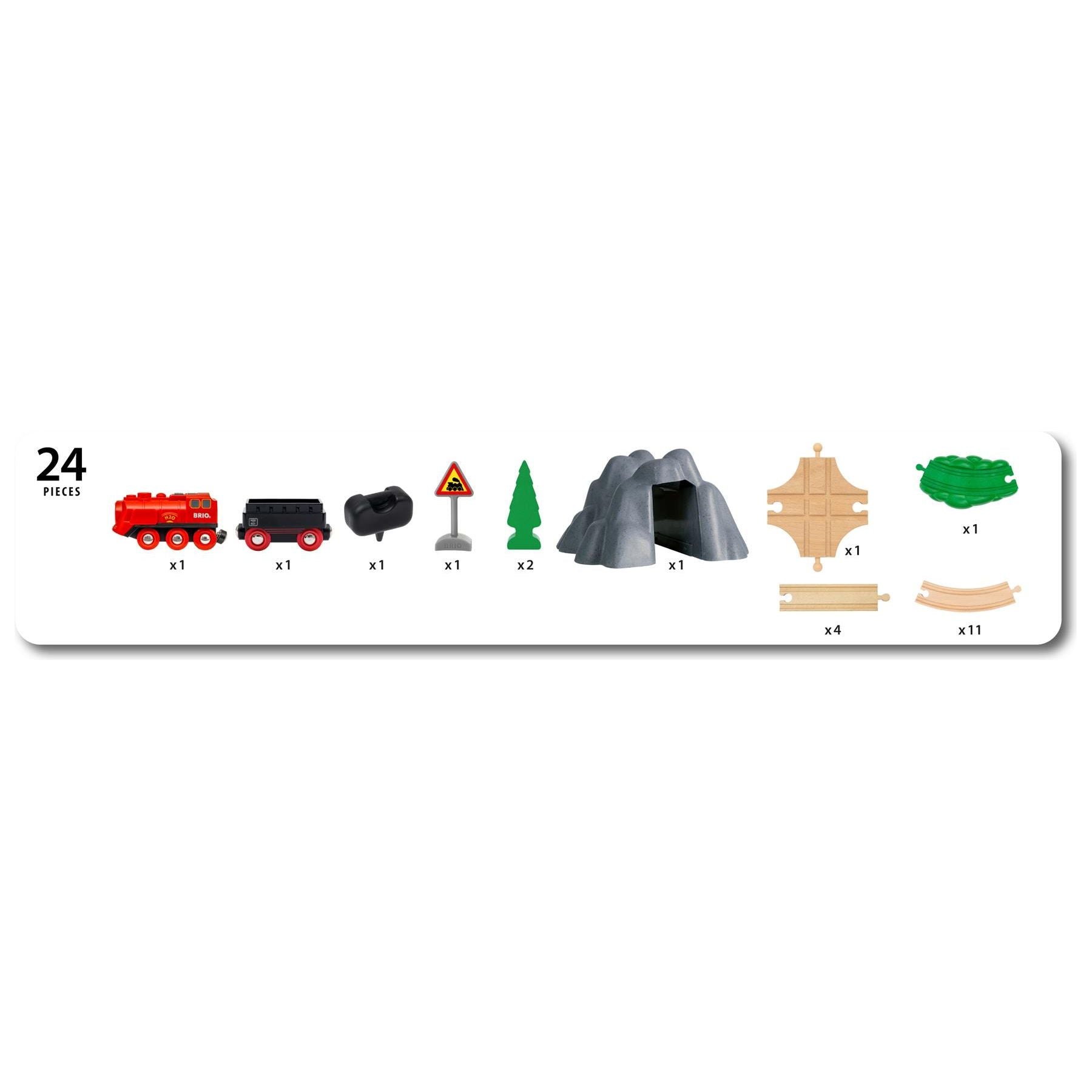 Brio Wooden Steaming Train Set