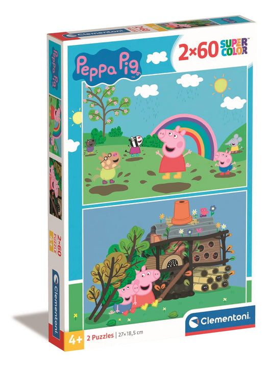 Peppa Pig Jigsaw Puzzle 2023 2x60 Pieces