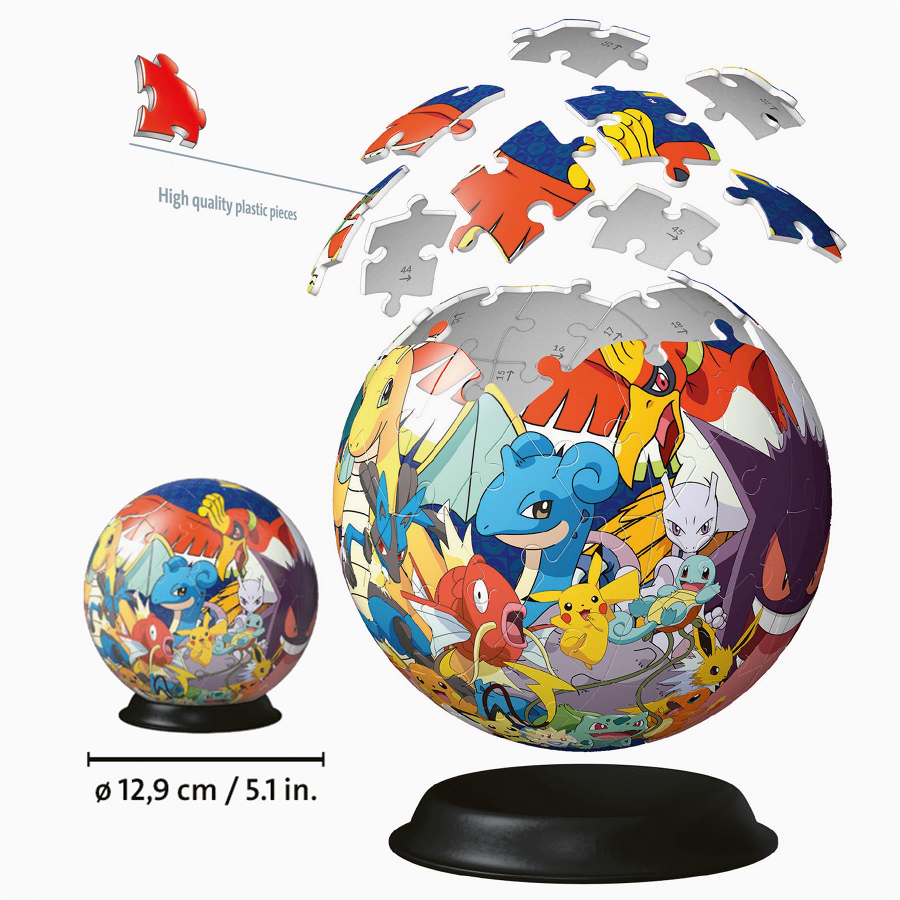 Pokemon 3D Puzzle, 72pc