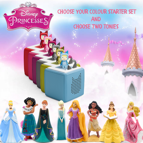 Starter Set and 2 Disney Princess Tonies Bundle