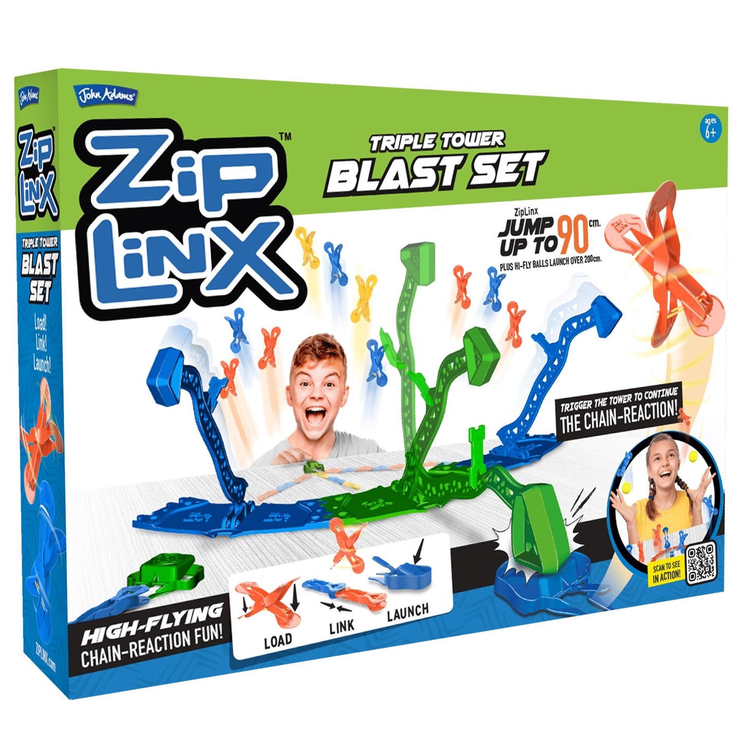 Ziplinx Triple Tower Blast Set