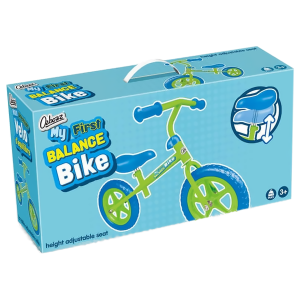 Ozbozz MY First Balance Bike-Green-Blue