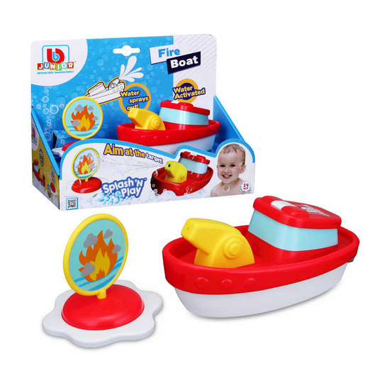 Bburago Junior Splash N Play Fire Boat