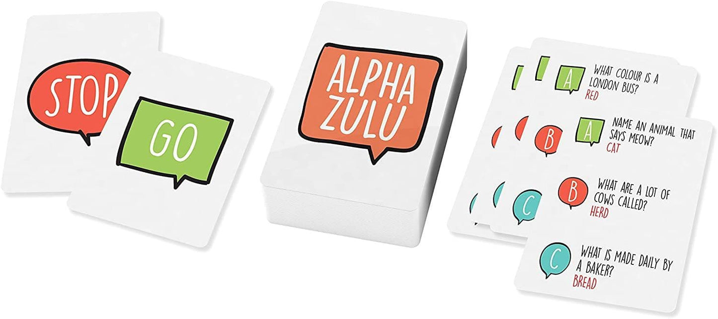 Card Game Alpha Zulu Word Game