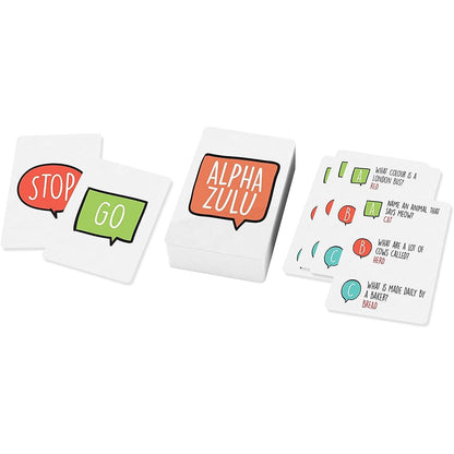 Card Game Alpha Zulu Word Game