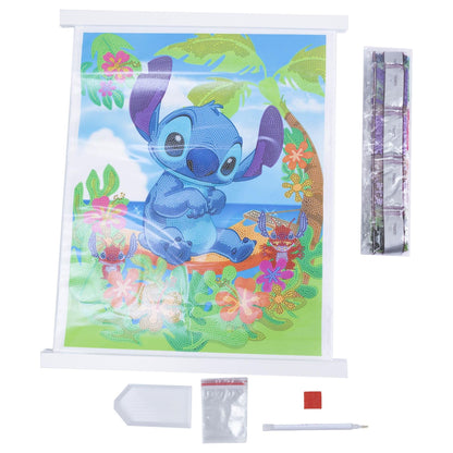 Disney Stitch 35x45cm Crystal Art Scroll