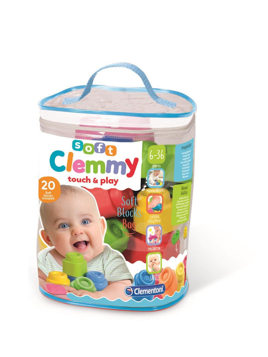 Baby Soft Clemmy  Soft Bag 24 Blocks