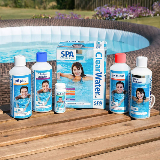 Clearwater CH0018 Lay-Z-Spa Chemical Starter Kit for Hot Tub Spa Water Treatment