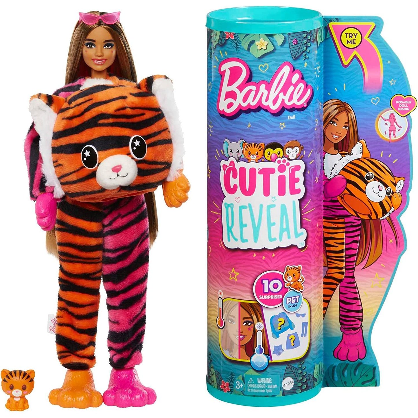 Barbie Dolls and Accessories, Cutie Reveal Doll with Tiger Plush Costume & 10 Surprises Including Color Change, Jungle Series, Cutie Reveal Doll with Monkey Plush Costume, Barbie Dolls and Accessories, Cutie Reveal Doll with Toucan Plush Costume & 10 Surprises Including Color Change, Jungle Series, official licensed barbie toy, barbie's iconic home, make your own, barbie doll, spencer doll, chelsey doll, barbie, skipper, barbie beach, barbie beach house, barbie beach house, barbie beach bungalow, barbie bea