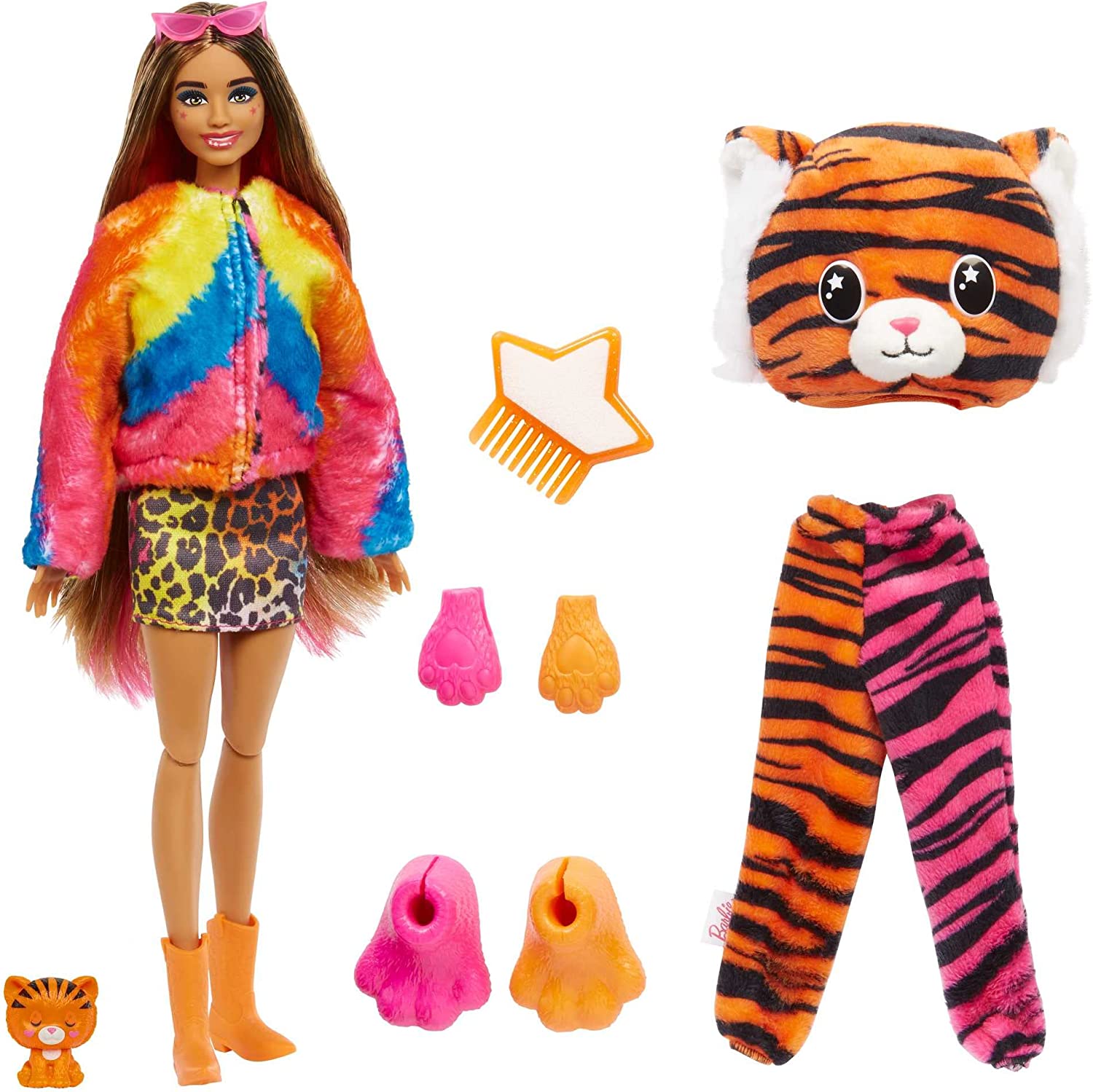 Barbie Dolls and Accessories, Cutie Reveal Doll with Tiger Plush Costume & 10 Surprises Including Color Change, Jungle Series, Cutie Reveal Doll with Monkey Plush Costume, Barbie Dolls and Accessories, Cutie Reveal Doll with Toucan Plush Costume & 10 Surprises Including Color Change, Jungle Series, official licensed barbie toy, barbie's iconic home, make your own, barbie doll, spencer doll, chelsey doll, barbie, skipper, barbie beach, barbie beach house, barbie beach house, barbie beach bungalow, barbie bea