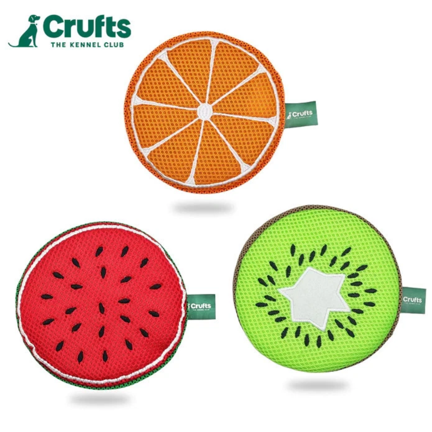 Crufts Fruit Design Soaker Cool Toy
