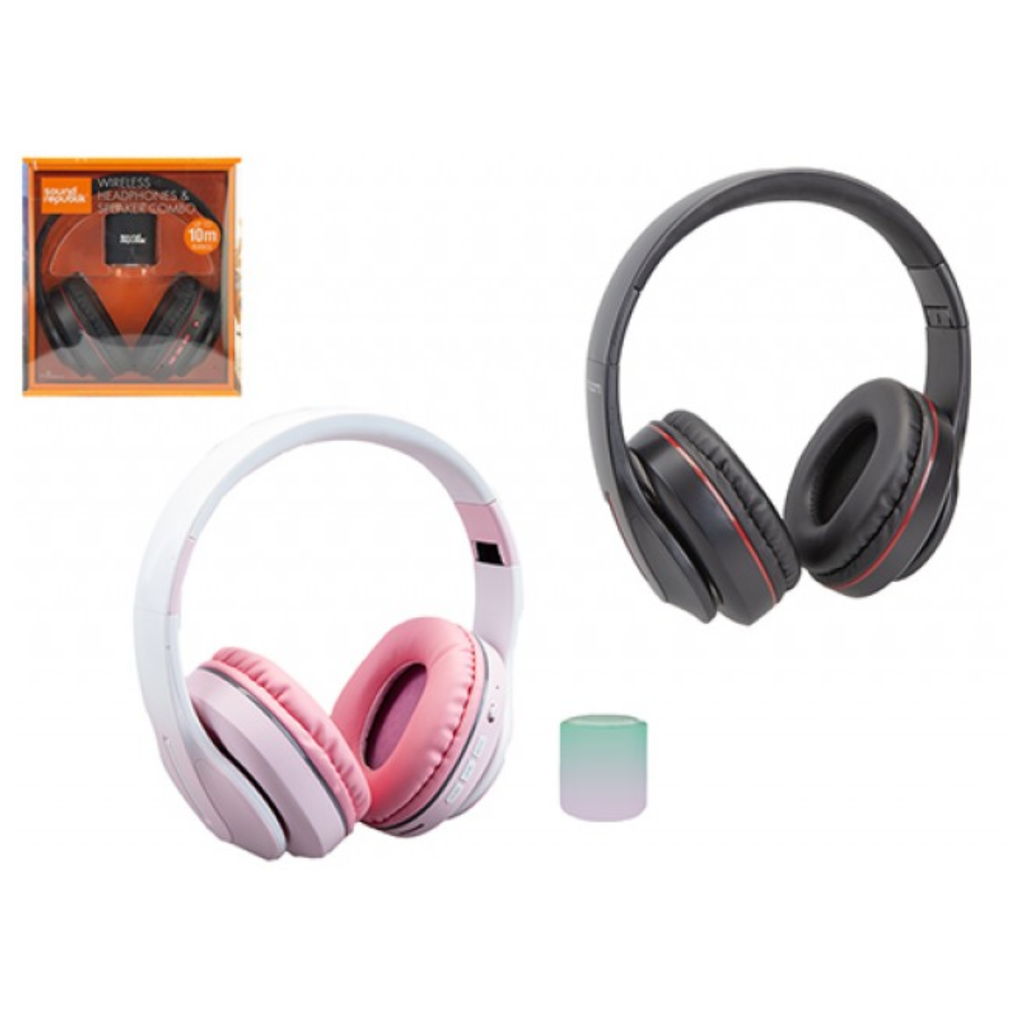 Boom Glam Over Ear Headphone & 3W Speaker