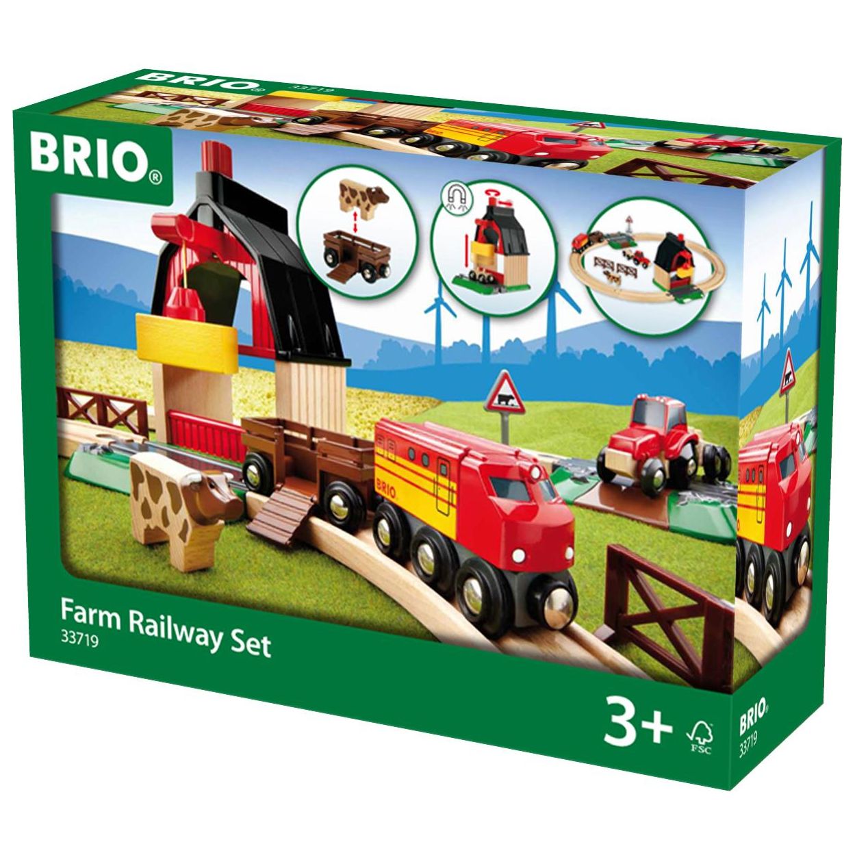 Brio Farm Railway Set