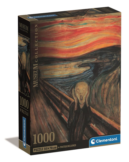 Museum Compact The Scream Jigsaw Puzzle 1000 Pieces