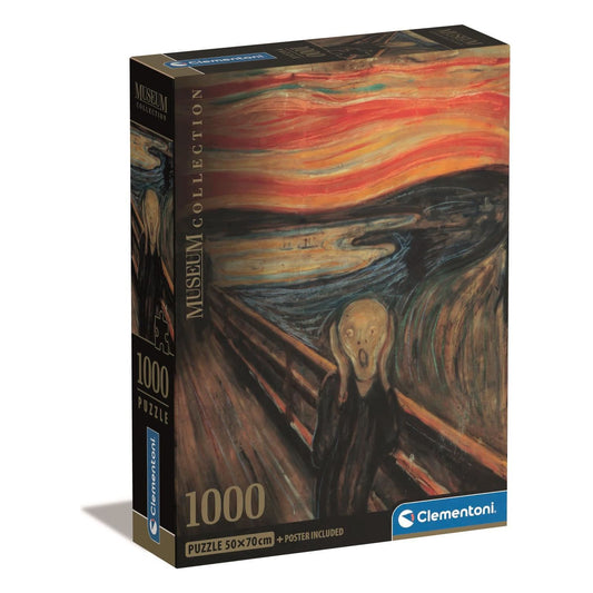 Museum Compact The Scream Jigsaw Puzzle 1000 Pieces