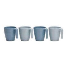 Shades of Blue Stackable Mugs 4 pieces