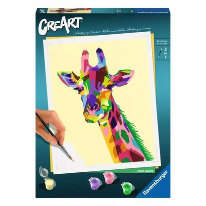 CreArt Paint by Numbers - Funky Giraffe