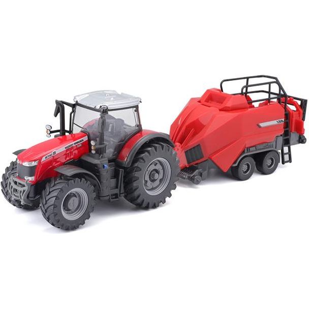 Massey Ferguson Tractor with Baler Lifter 8740S 10cm