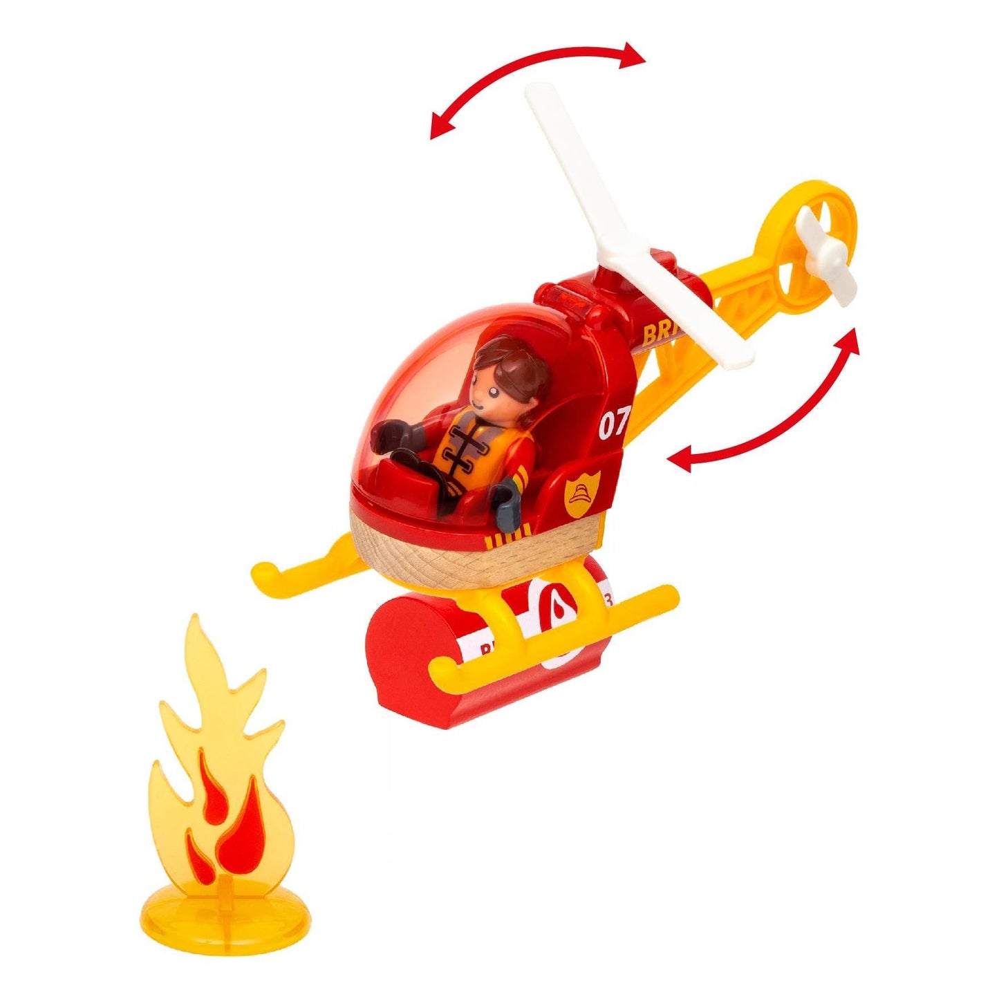 Brio Wooden Rescue Team Train Set