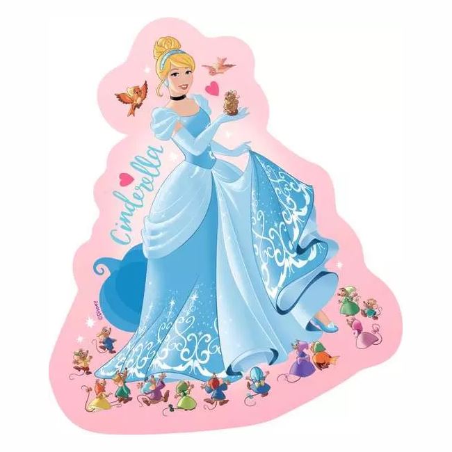 Disney Princess, 4x Large Shaped Puzzles
