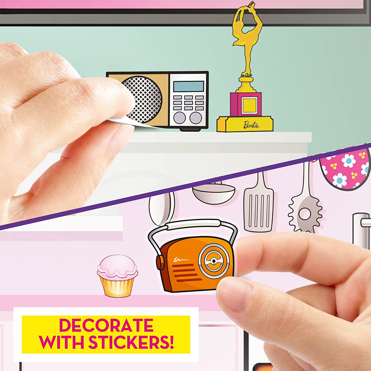 Stickers Build Your Own Barbie Dream House Barbie Replacement