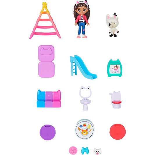 Gabby’s Purrfect Dollhouse, Gabby, Pandy Paws, MerCat, Cakey Cat, Kitty Fairy, CatRat and Baby Box Cat, Gabby's Dollhouse, Dollhouse Delivery
