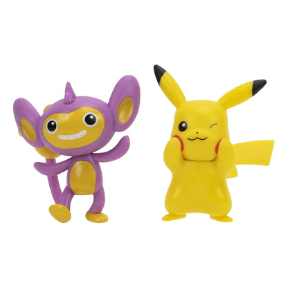 Pokémon Battle Figure 2 Pack (Pikachu #8 & Aipom)