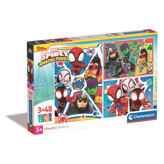 Marvel Spidey Jigsaw Puzzle 3x48 Pieces