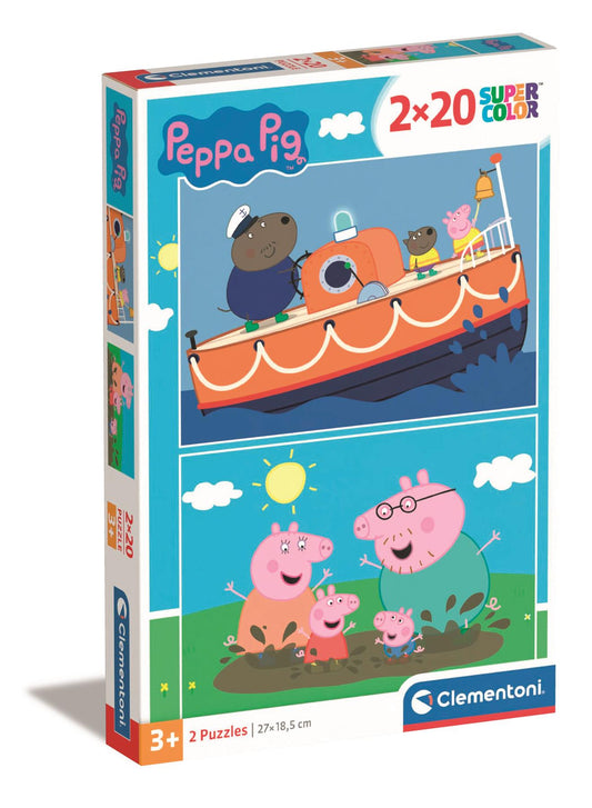 Peppa Pig Jigsaw Puzzle 2023 2x20 Pieces