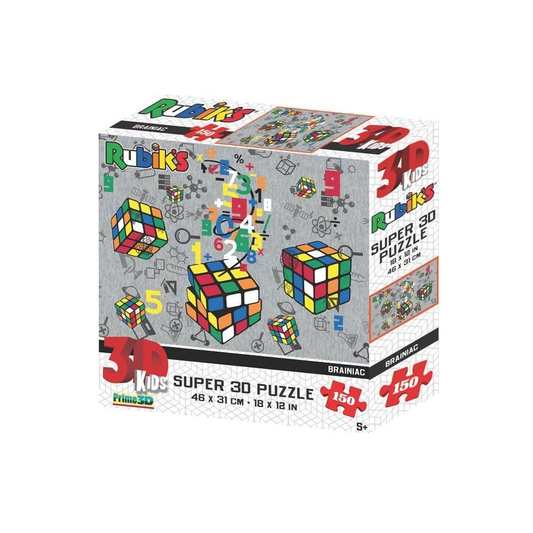Brainiac Super 3D Rubiks 150 Pieces Jigsaw Puzzle