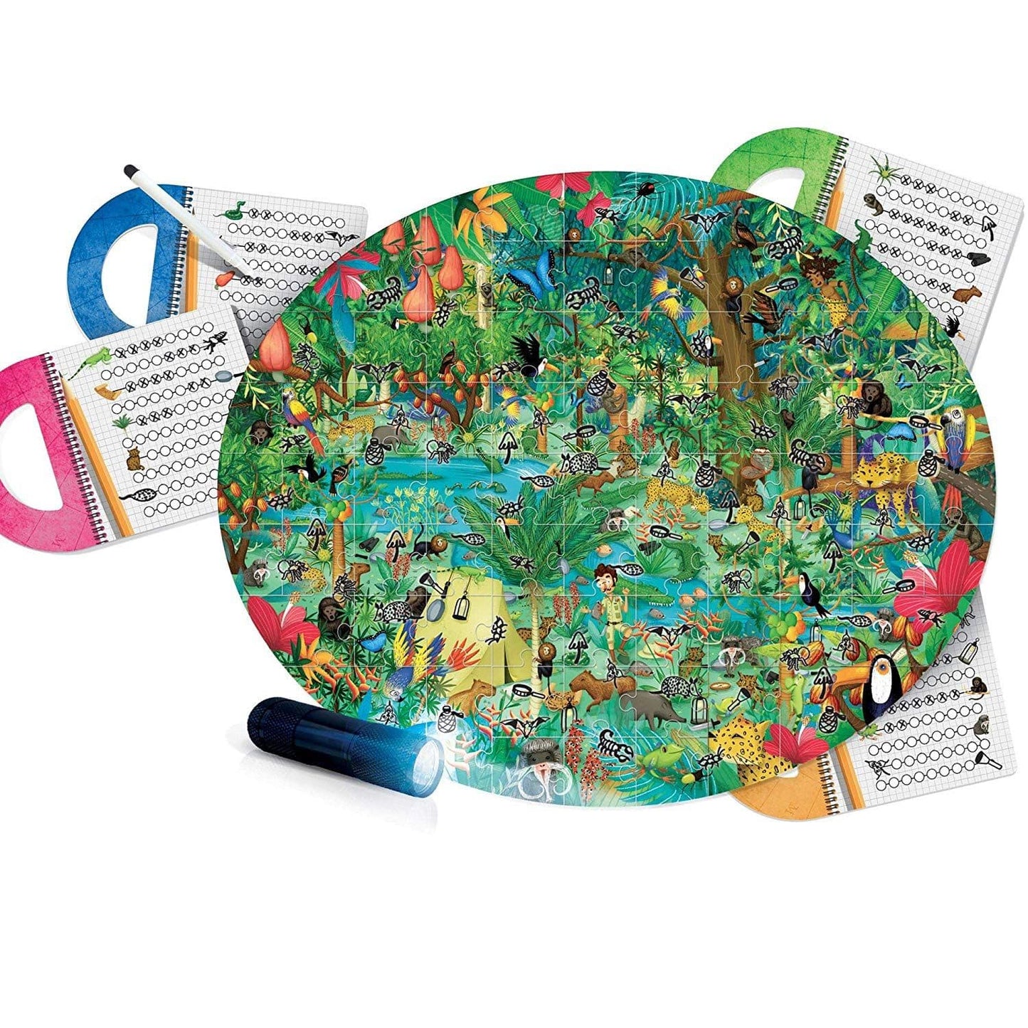 Explore The Forest Magic Light Kids Children Educational Jigsaw Puzzle