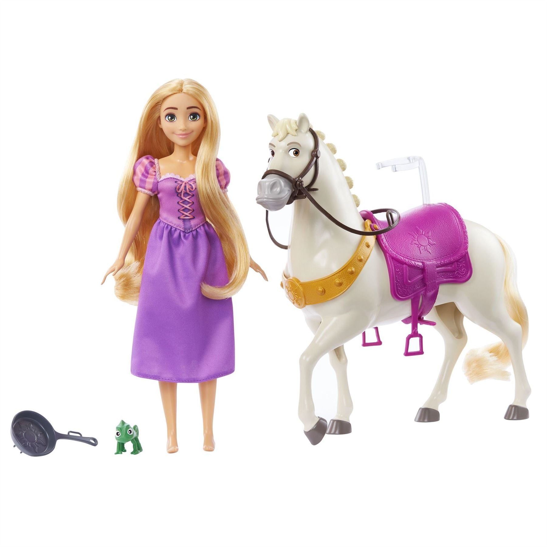 Rapunzel & Horse Maximus Doll Set