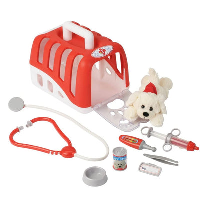 Theo Klein Vet case with Dog Plush