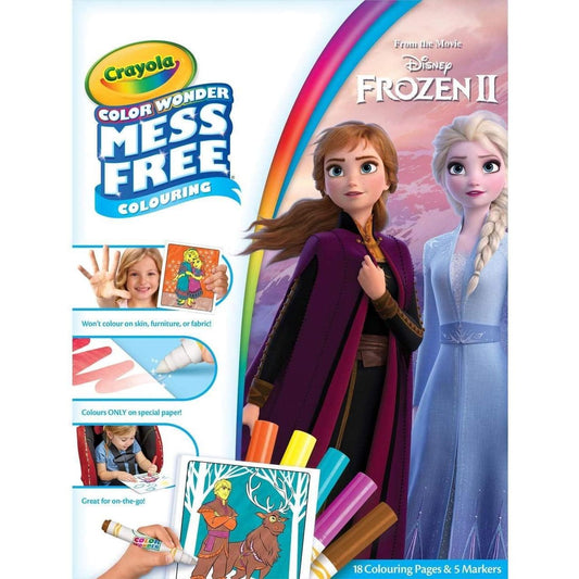 Disney Frozen 2 Crayola Colour Wonder Colouring Book and Markers