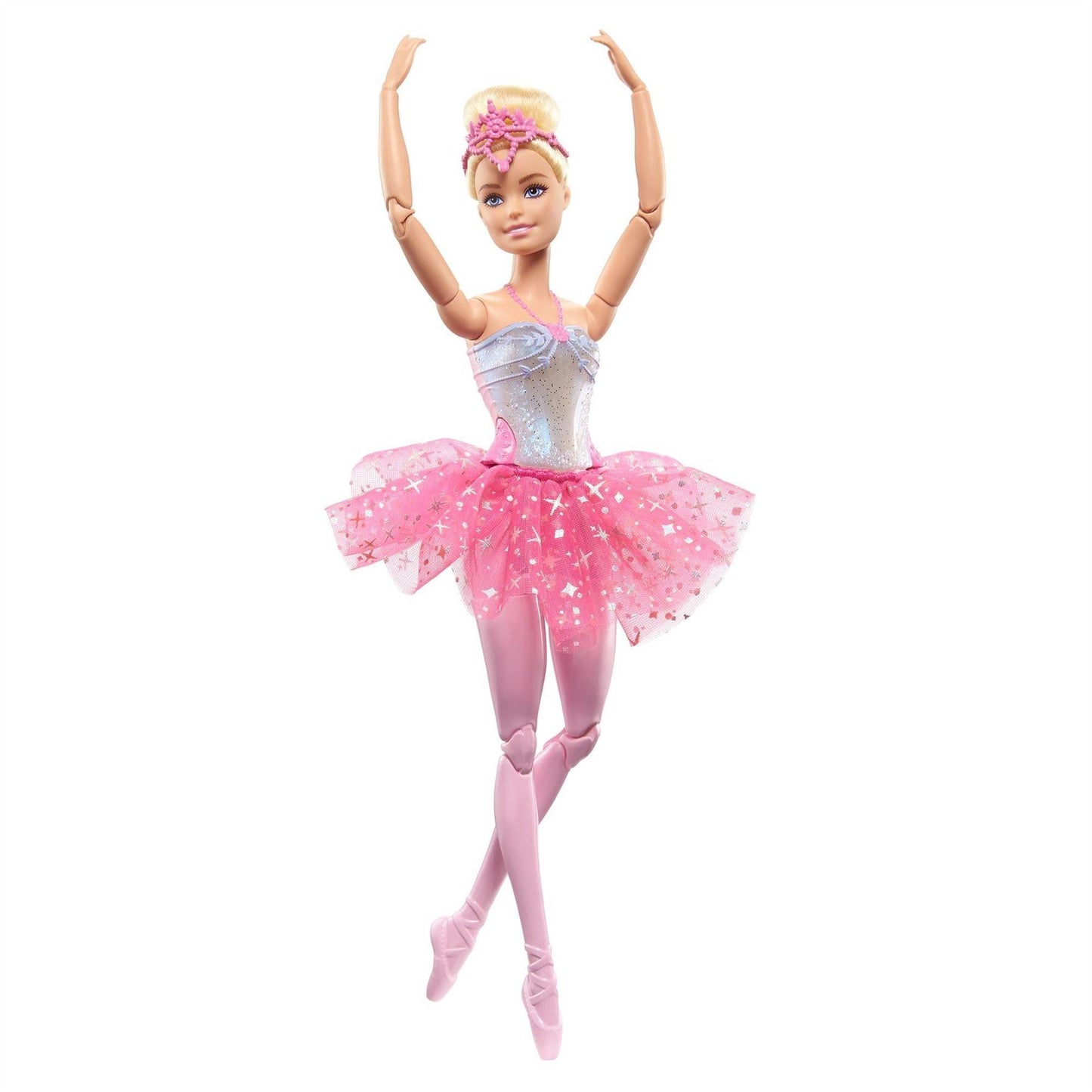Barbie Twinkle Lights Feature Ballerina Doll - 29cm, Barbie Doll, Magical Ballerina Doll | Blonde Hair, Light-Up Feature, Tiara and Pink Tutu, Ballet Dancing, Poseable, Kids Toys, official licensed barbie toy, barbie's iconic home, make your own, barbie doll, spencer doll, Chelsea doll, barbie, skipper, barbie beach, barbie beach house, barbie beach house, barbie beach bungalow, barbie beach doll, barbie beach house with pool, barbie beach cruiser, mega bloks barbie beach house, barbie beach towel, barbie b