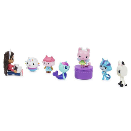 Gabby Cats Pandy Paws, MerCat, Cakey Cat, Kitty Fairy, CatRat and Baby Box , Gabby's Dollhouse