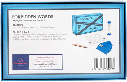 Forbidden Words Card Game Brain Teasing Fun