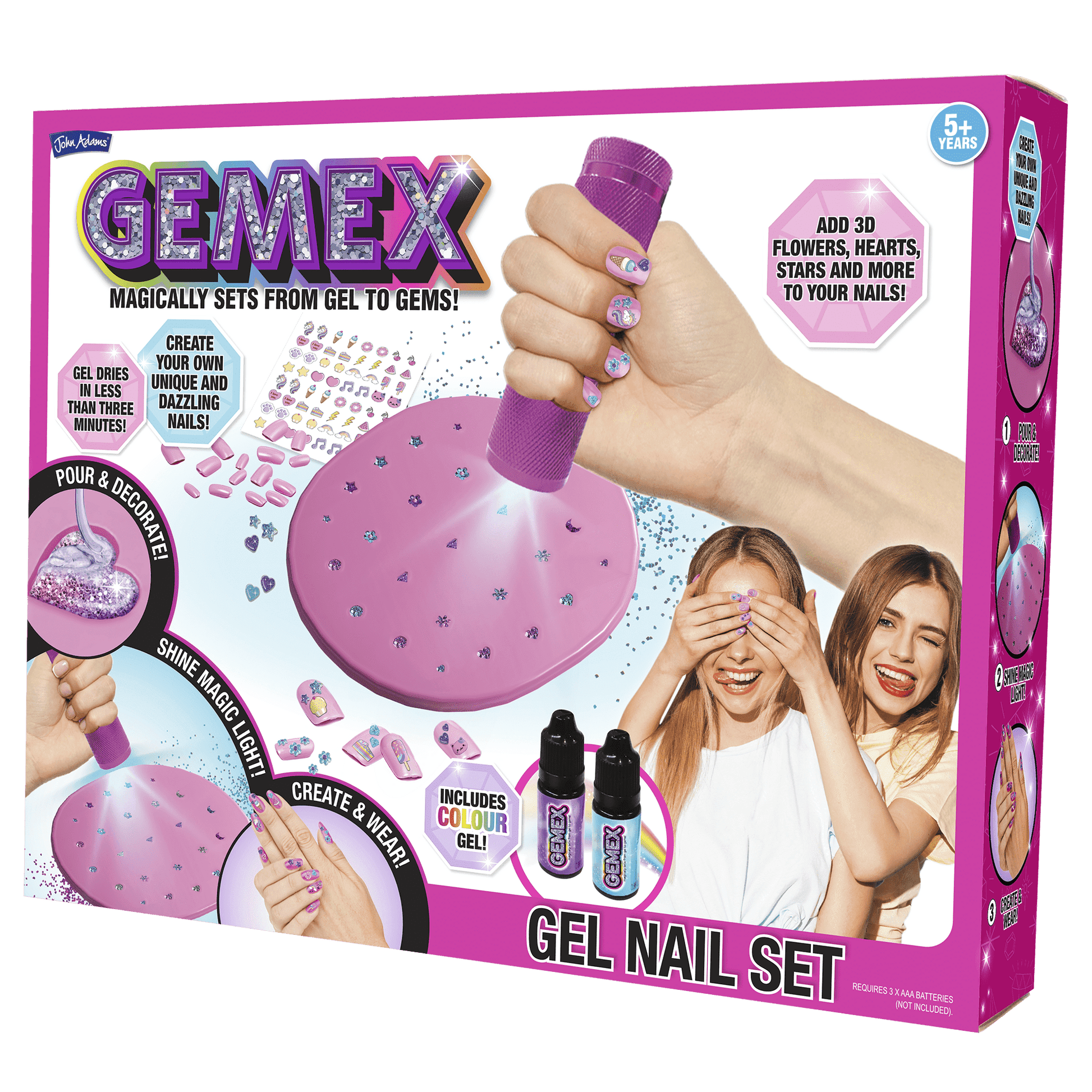 GEMEX Kids Nail Set Gel To Gems