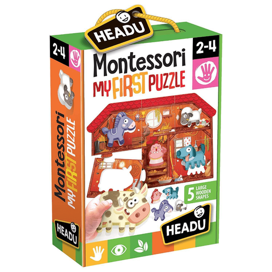 Headu Monttessori My First Farm Educational Puzzle Kids Children 2-4