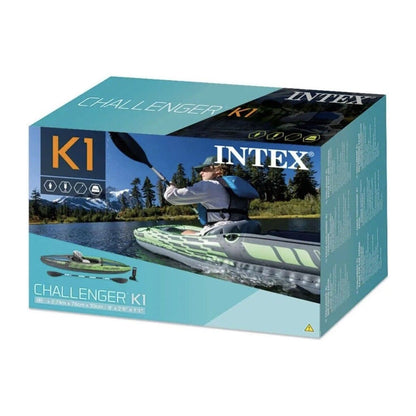 Intex Challenger K1 Inflatable Kayak 1 Person