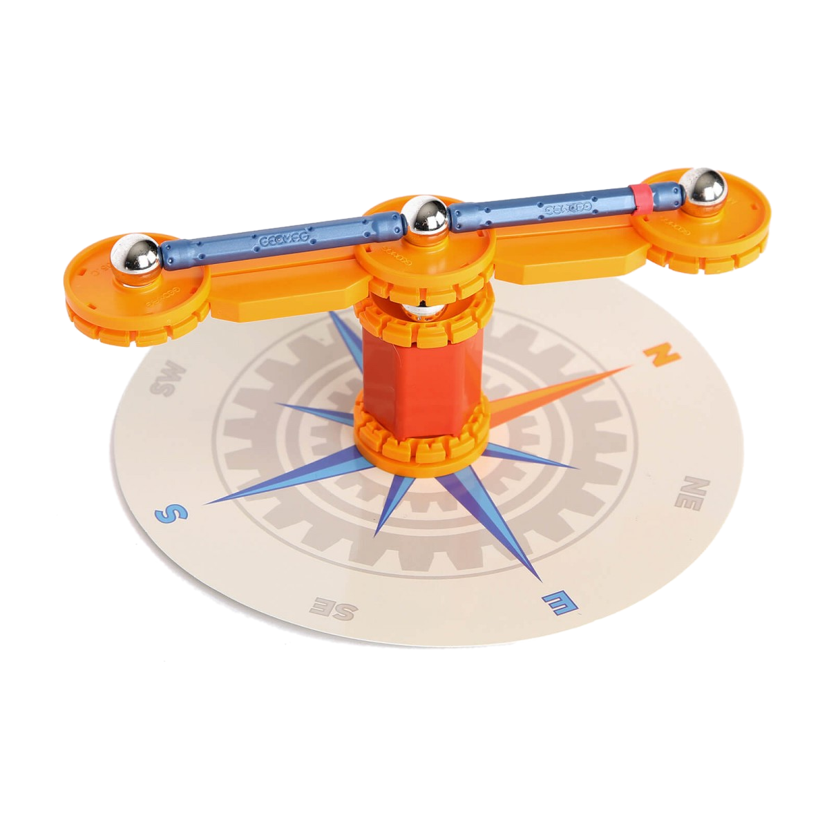 Geomag Magnetic Build Your Own Compass Educational Set 35 pcs