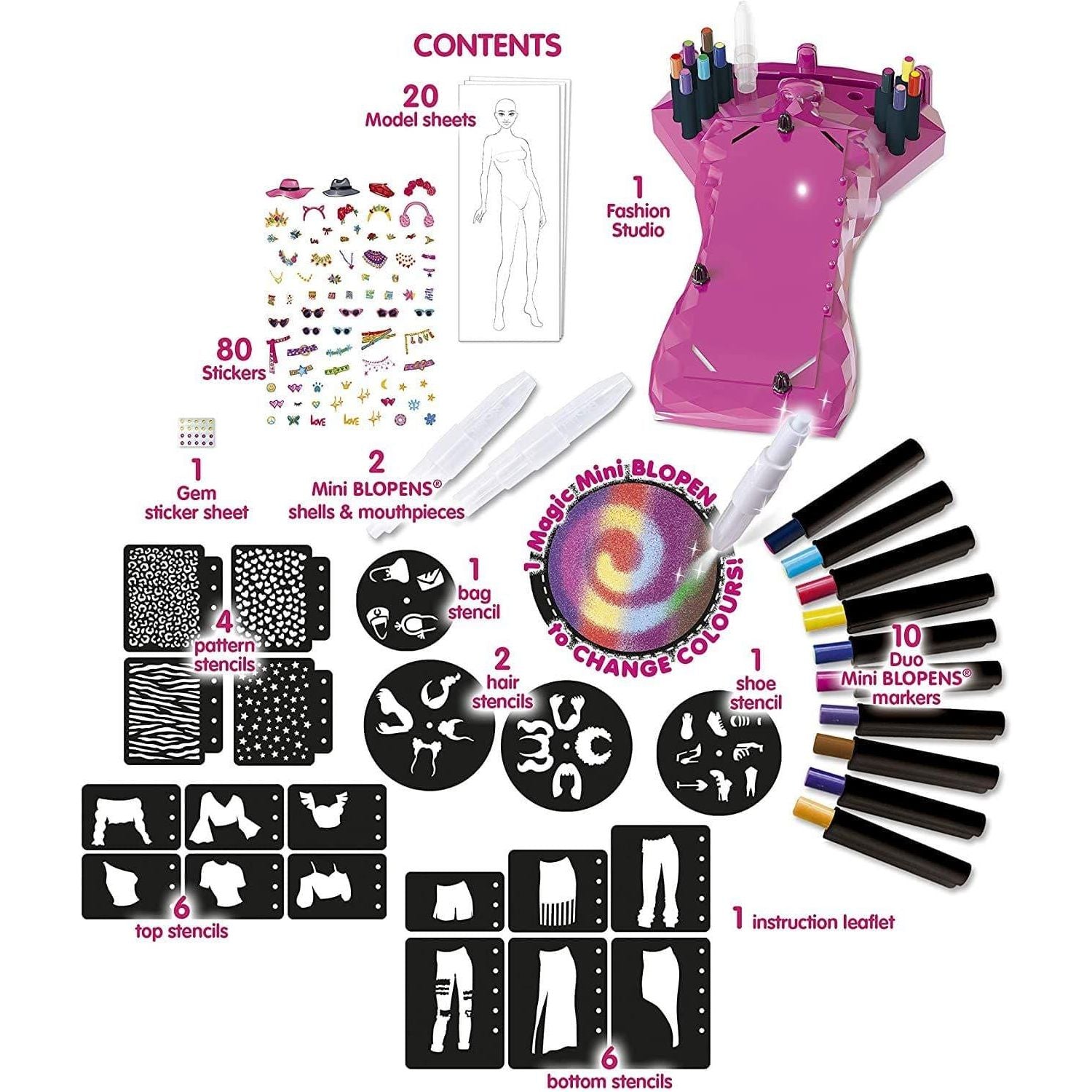 Kids Blopens Fashion Designer Studio Age Gift Idea – Straight You