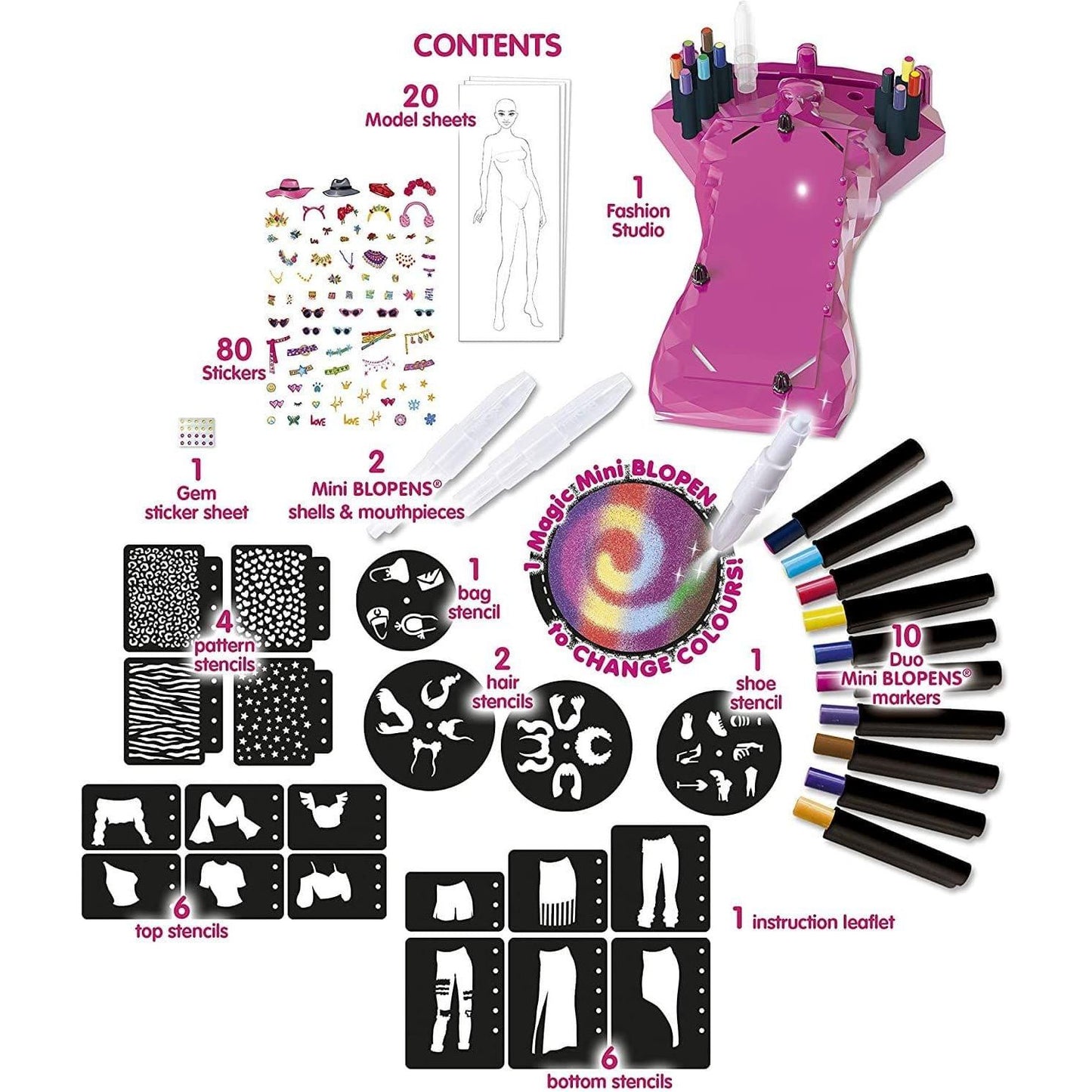 Kids Blopens Fashion Designer Studio Age 6+ Gift Idea
