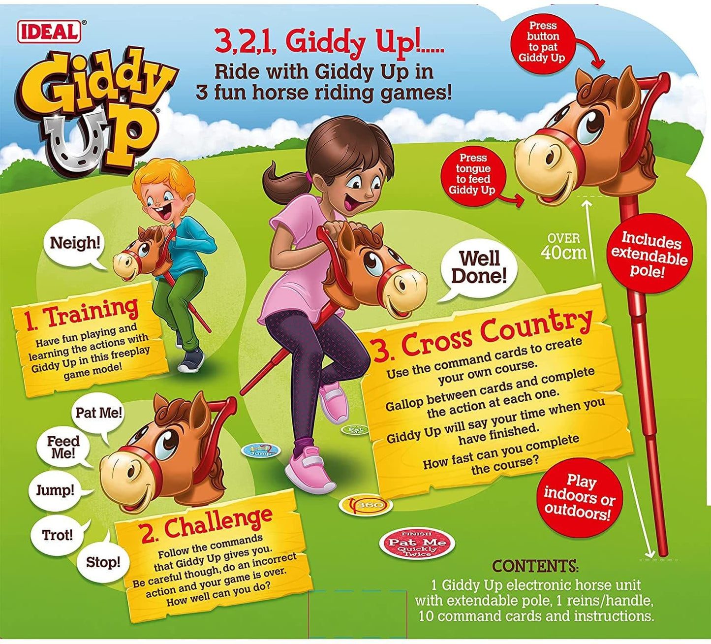 Kids Ride On Giddy Up Horse Riding Game