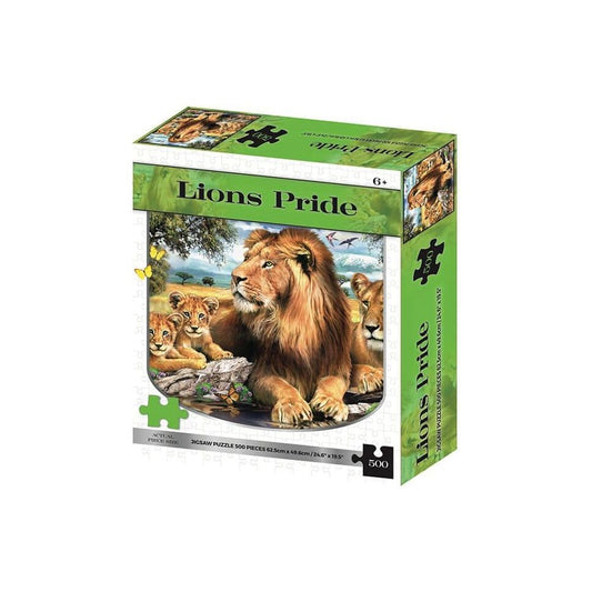 Lions Pride Wild Animals 500 Piece Jigsaw Puzzle