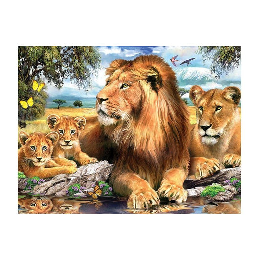 Lions Pride Wild Animals 500 Piece Jigsaw Puzzle